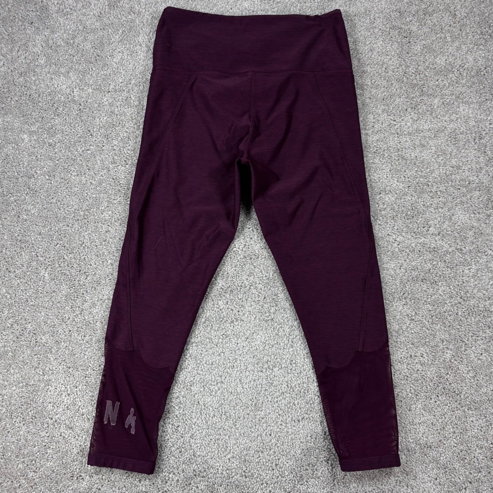 PINK Victoria's Secret Ultimate High Waist Mesh Leggings‎ Maroon Medium
